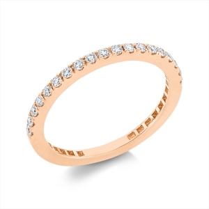 Memoire halb Ring  18kt Gelbgold mit 0,25ct Diamanten