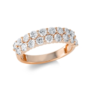 Pavé Ring  18kt Gelbgold mit 1,43ct Diamanten