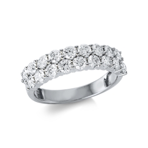 Pavé Ring  18kt Gelbgold mit 1,43ct Diamanten