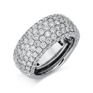 Pavé Ring  18kt Weißgold mit 3,01ct Diamanten