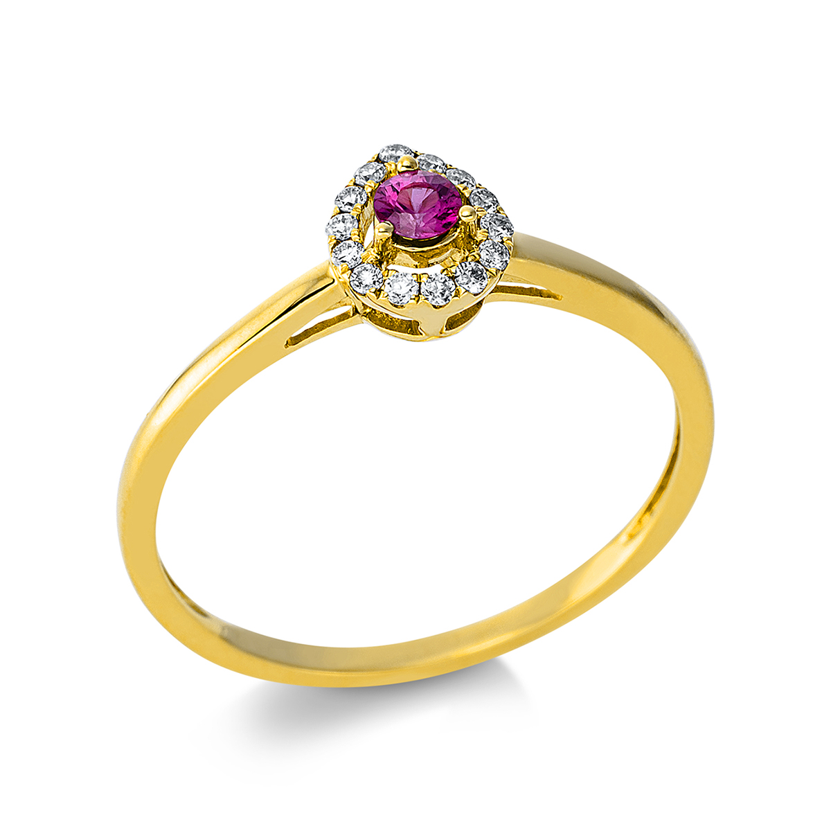 Ring 6er-Krappe 18 kt GG
