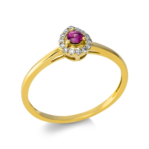 Ring 6er-Krappe 18 kt GG