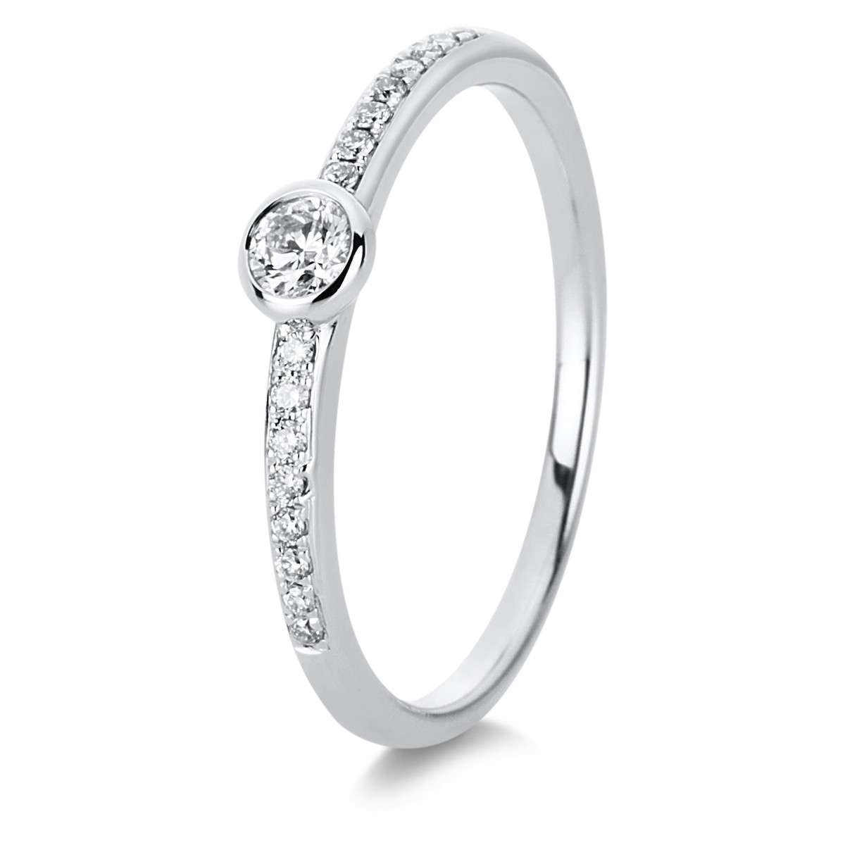 Ring Zarge 14 kt WG