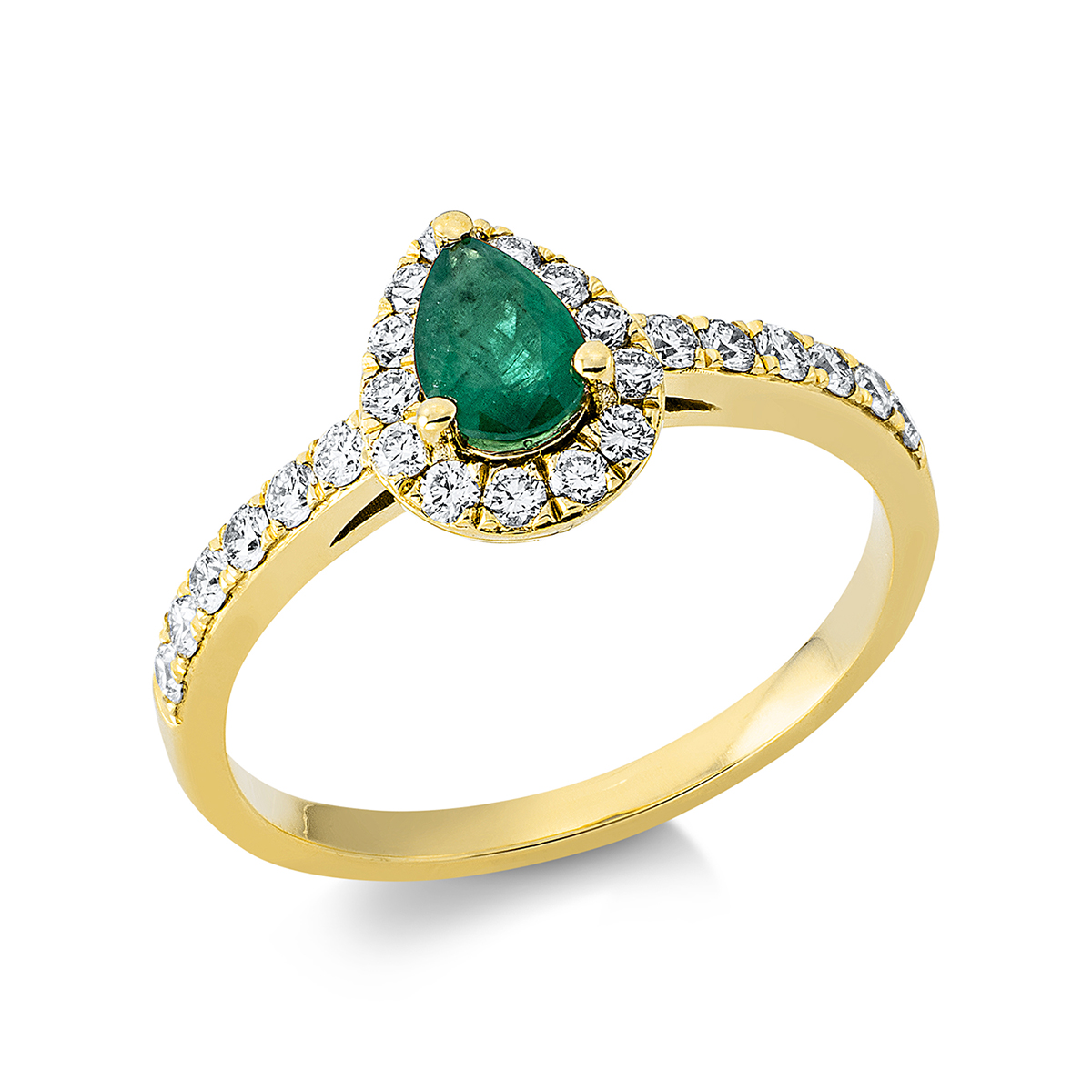 Ring 3er-Krappe 18 kt GG