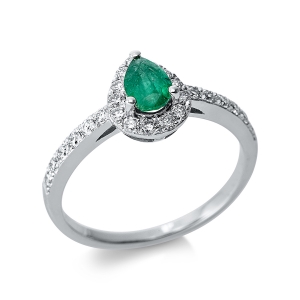Ring 3er-Krappe 18 kt GG