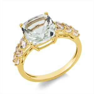 Ring 4er-Krappe 18 kt GG