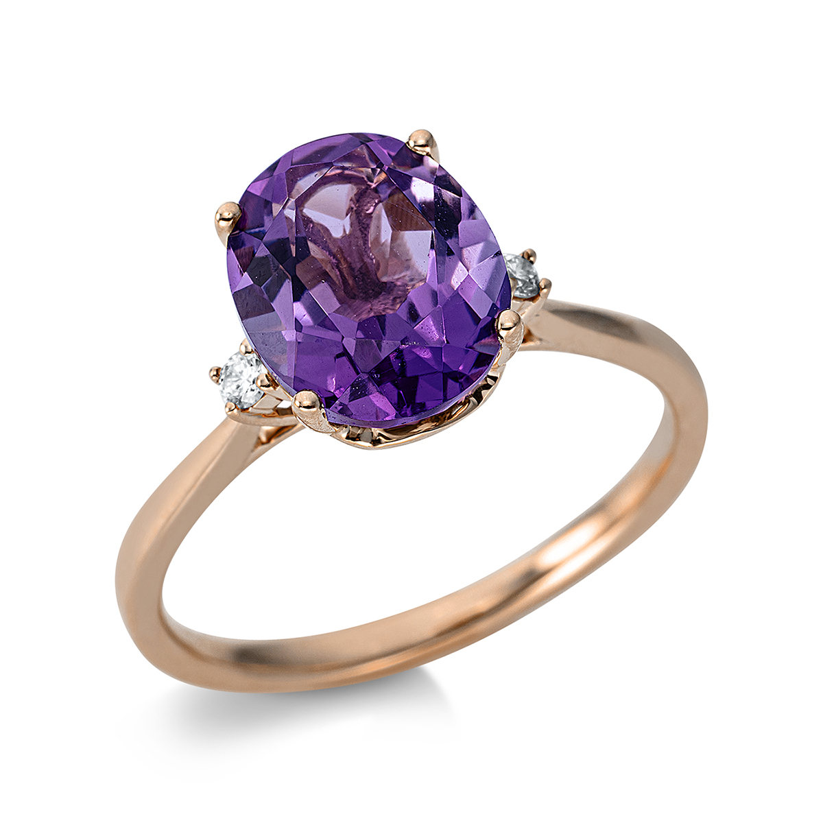 Ring 4er-Krappe 18 kt RG