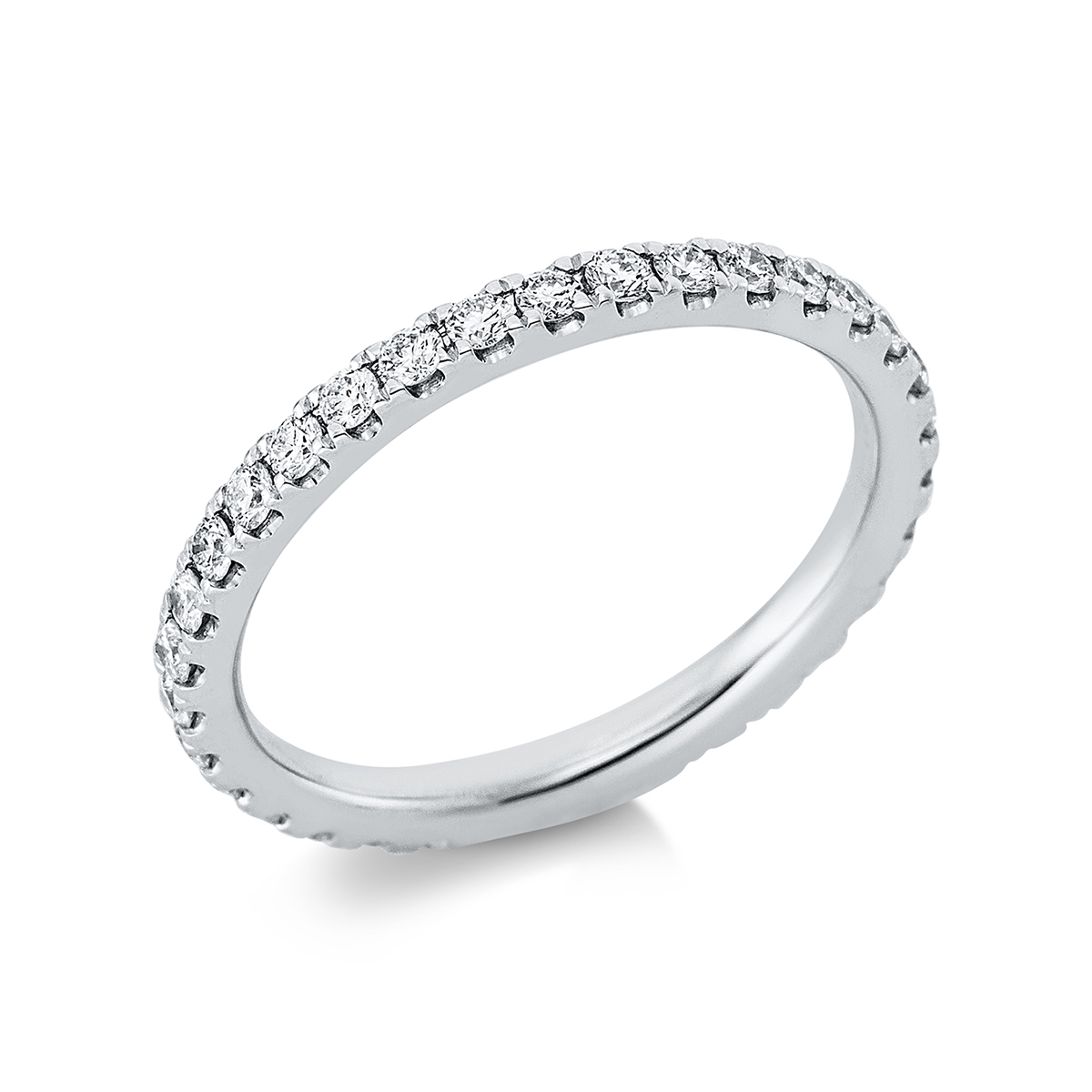 Infinity Memoire Ring  18kt Weißgold mit 0,72ct Diamanten