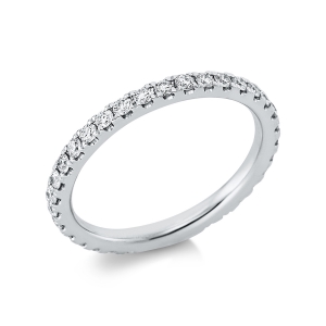 Infinity Memoire Ring  18kt Weißgold mit 0,72ct Diamanten