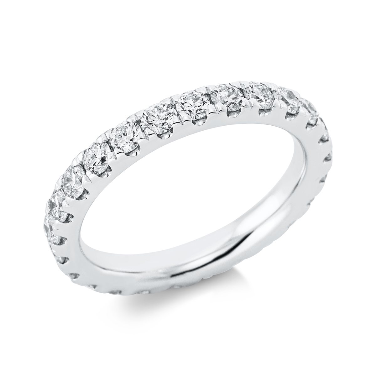 Infinity Memoire Ring  18kt Weißgold mit 1,61ct Diamanten