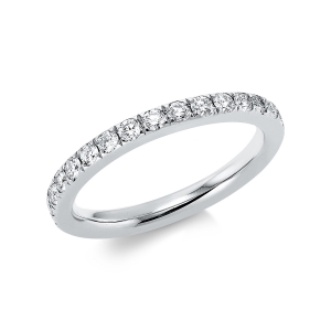 Infinity Memoire Ring  18kt Weißgold mit 0,84ct Diamanten