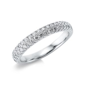 Pavé Ring  18kt Gelbgold mit 0,50ct Diamanten
