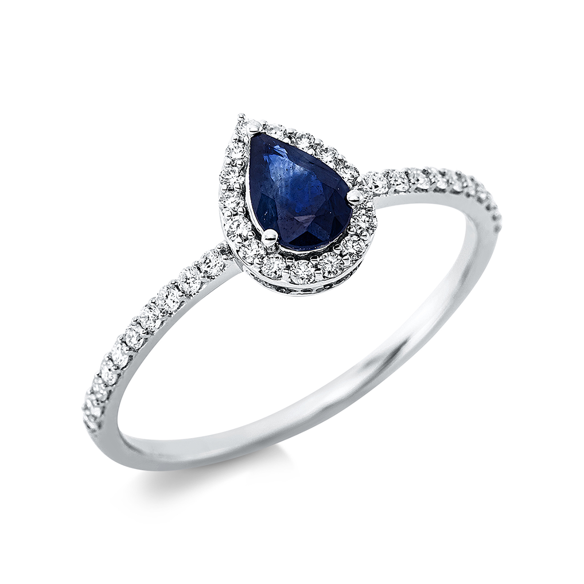 Ring 3er-Krappe 18 kt WG