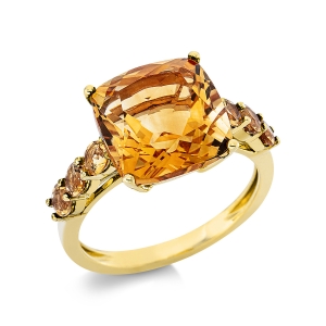 Ring 4er-Krappe 18 kt GG