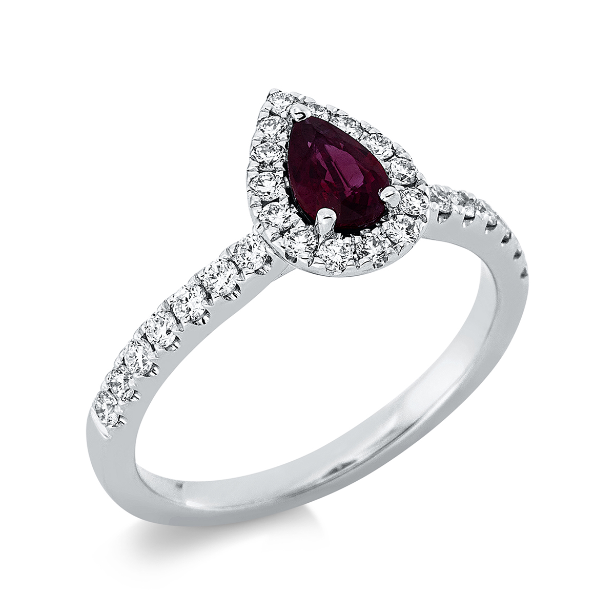 Ring 3er-Krappe 18 kt WG