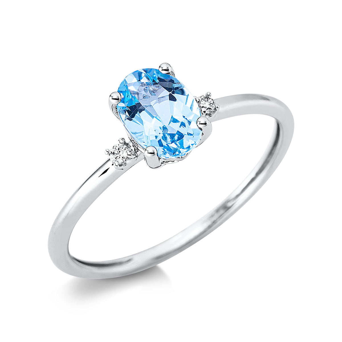 Ring 4er-Krappe 18 kt WG