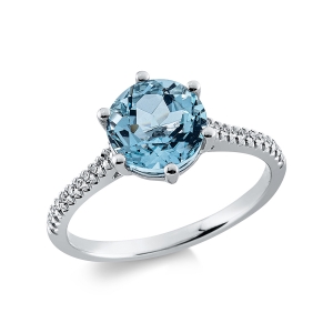 Ring 6er-Krappe 18 kt WG