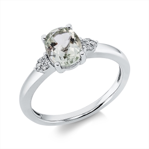 Ring 4er-Krappe 18 kt RG