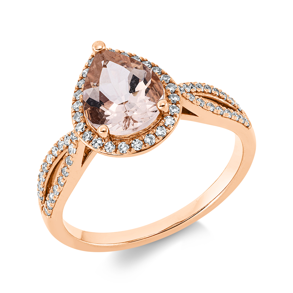 Ring 3er-Krappe 18 kt RG