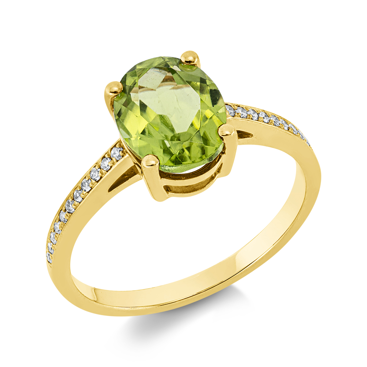 Ring 4er-Krappe 18 kt GG