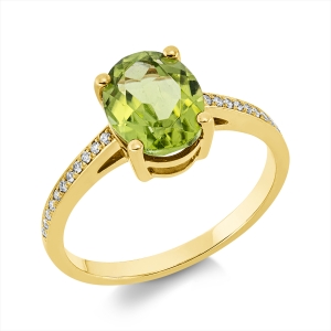 Ring 4er-Krappe 18 kt GG