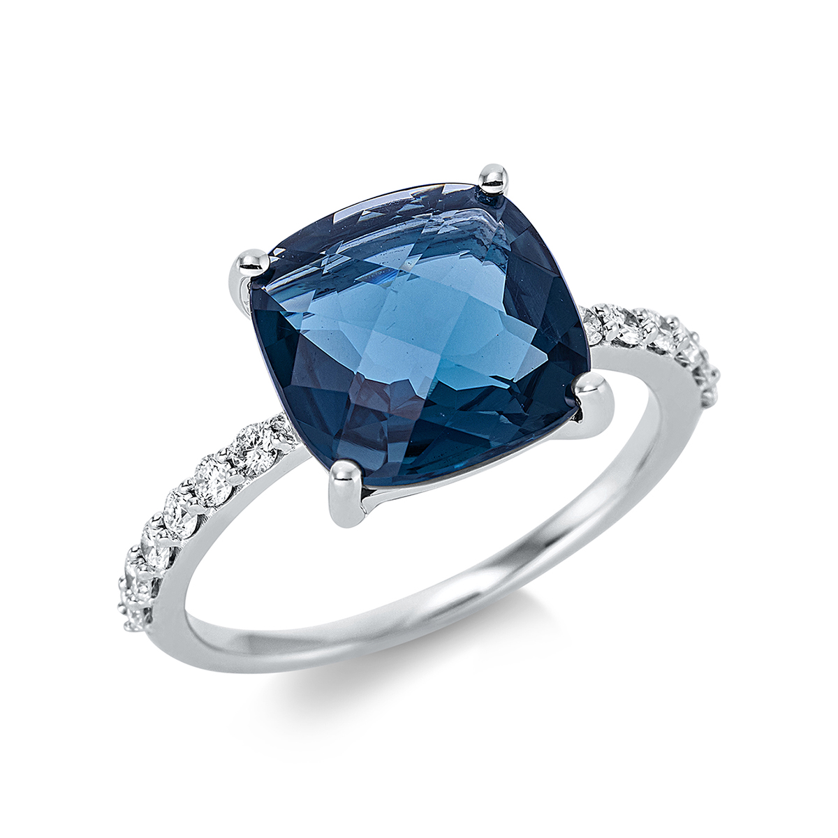 Ring 4er-Krappe 18 kt WG