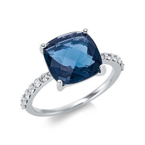 Ring 4er-Krappe 18 kt WG