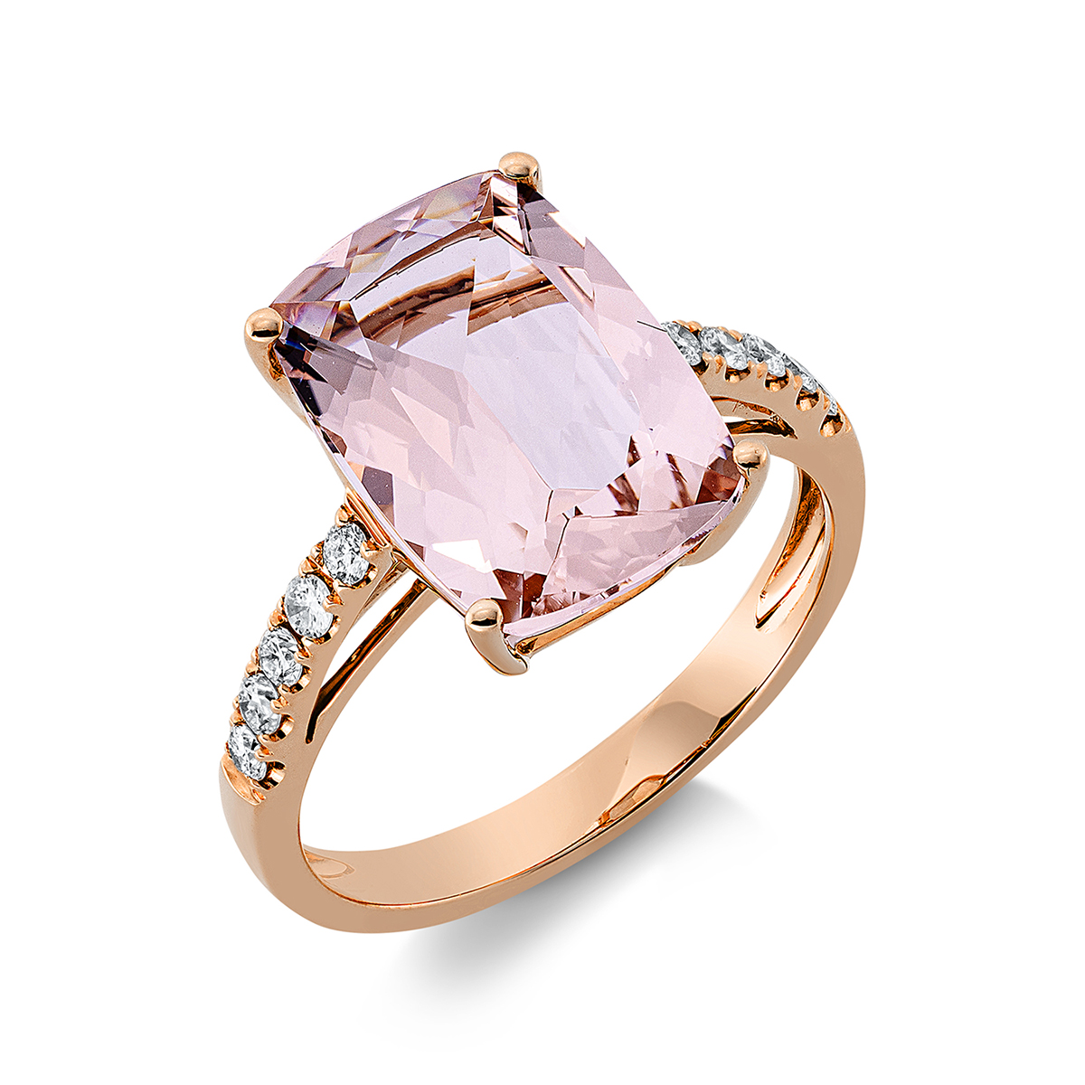 Ring 4er-Krappe 18 kt RG