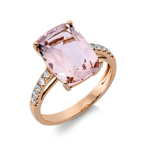Ring 4er-Krappe 18 kt RG