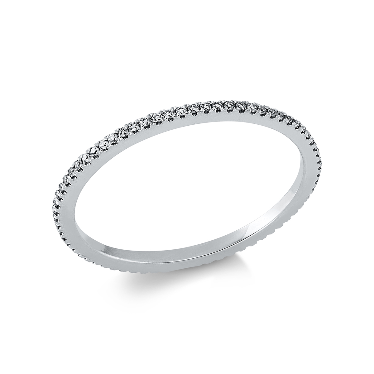 Infinity Memoire Ring  18kt Weißgold mit 0,14ct Diamanten