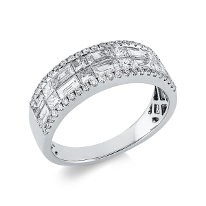 Ring  18kt Weißgold mit 1,43ct Diamanten