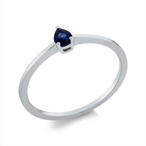 Ring 3er-Krappe 18 kt WG Tropfen