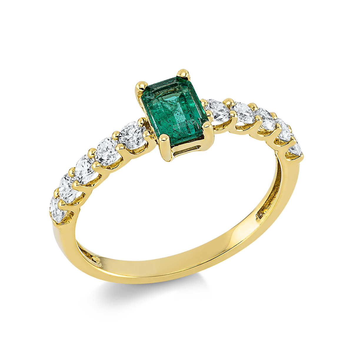 Ring 4er-Krappe 18 kt GG