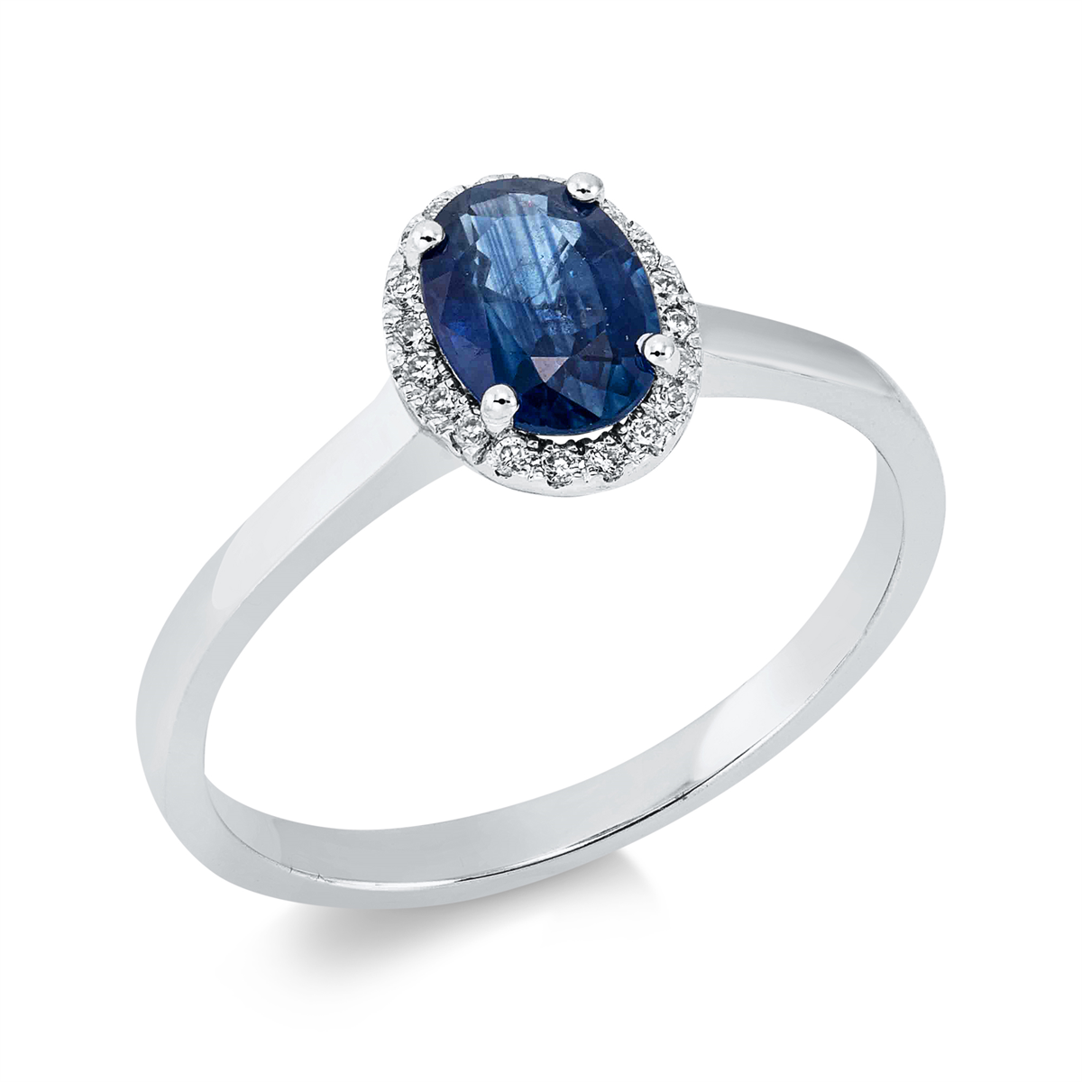 Ring 4er-Krappe 18 kt WG