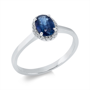 Ring 4er-Krappe 18 kt WG