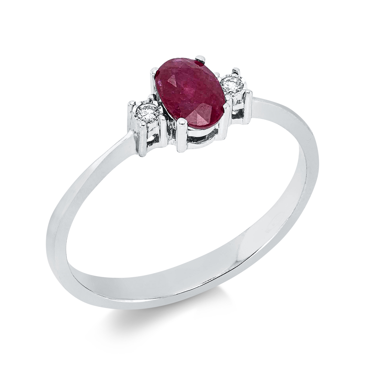 Ring 4er-Krappe 18 kt WG