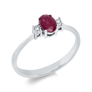 Ring 4er-Krappe 18 kt WG
