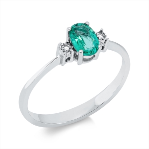 Ring 4er-Krappe 18 kt WG