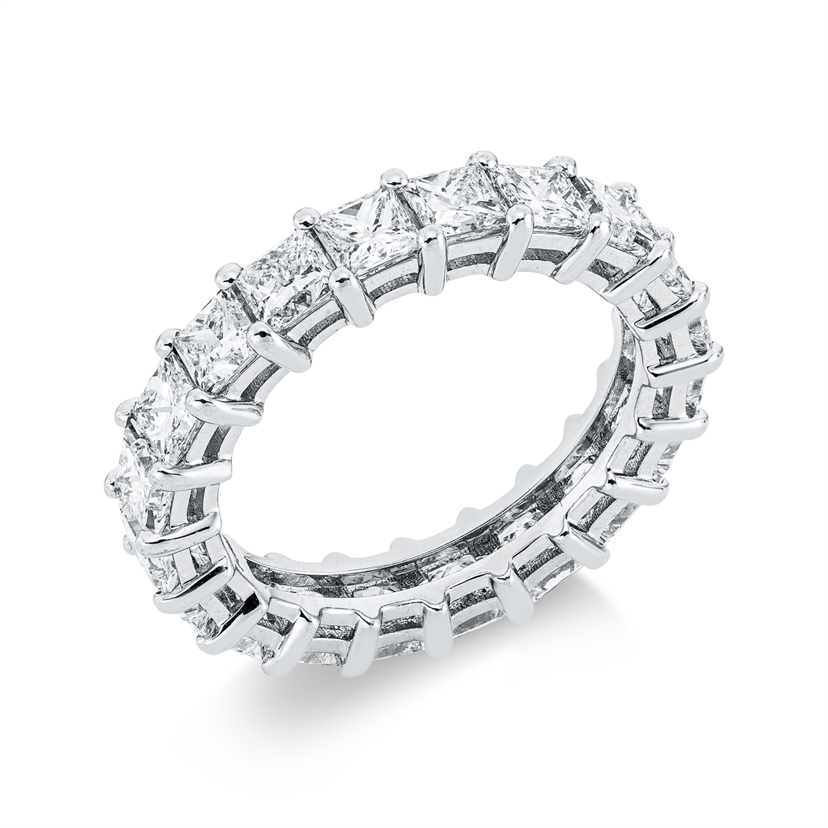 Infinity Memoire Ring  950PL Platin mit 3,93ct Diamanten