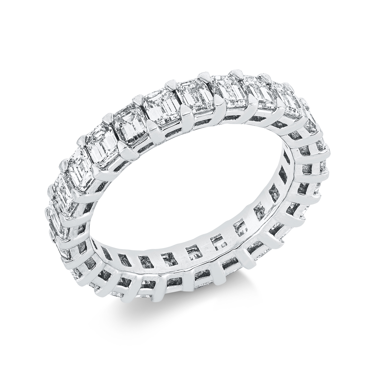Infinity Memoire Ring  950PL Platin mit 3,19ct Diamanten