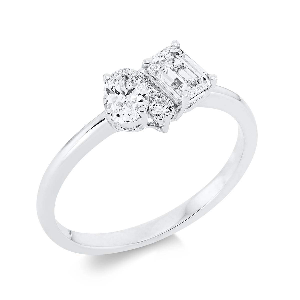 Ring 18 kt WG, GIA5483784992