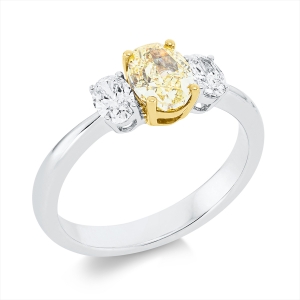 Ring 18 kt WG+GG, GIA6232060708