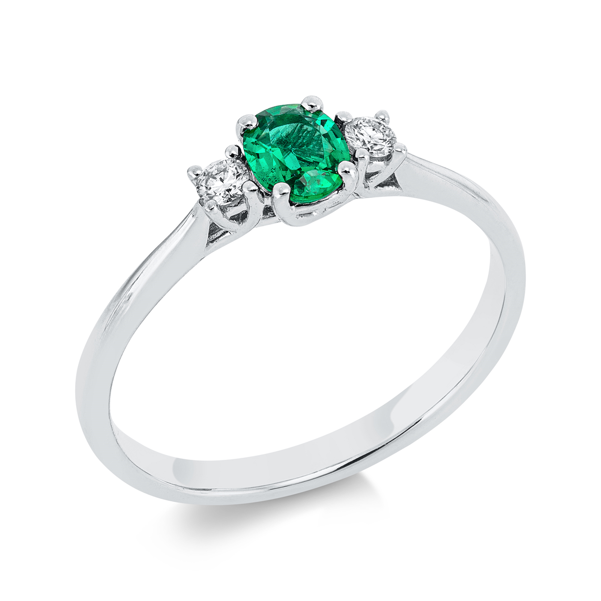 Ring 4er-Krappe 18 kt WG