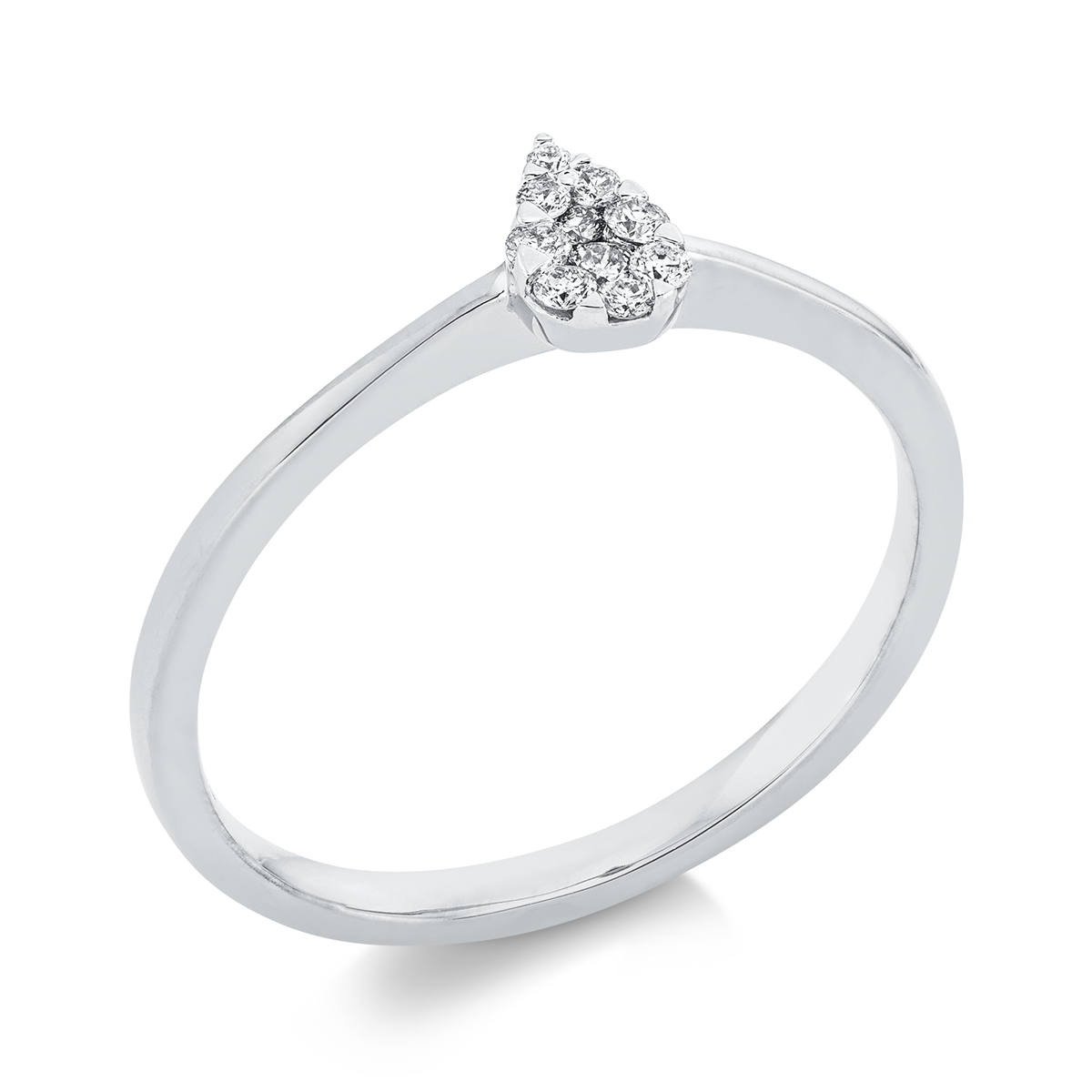 Ring 18 kt WG Tropfen