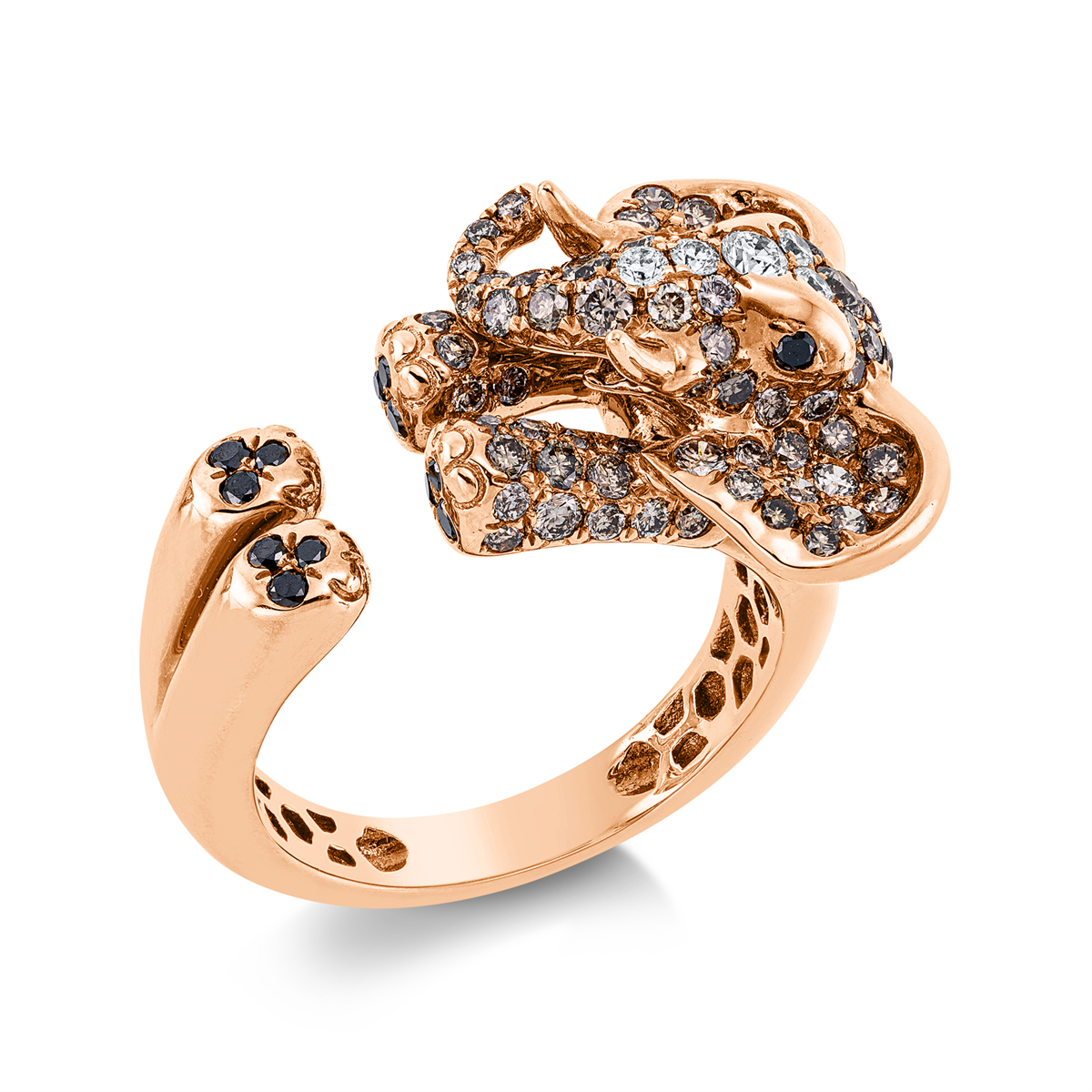 Ring 18 kt RG Elefant