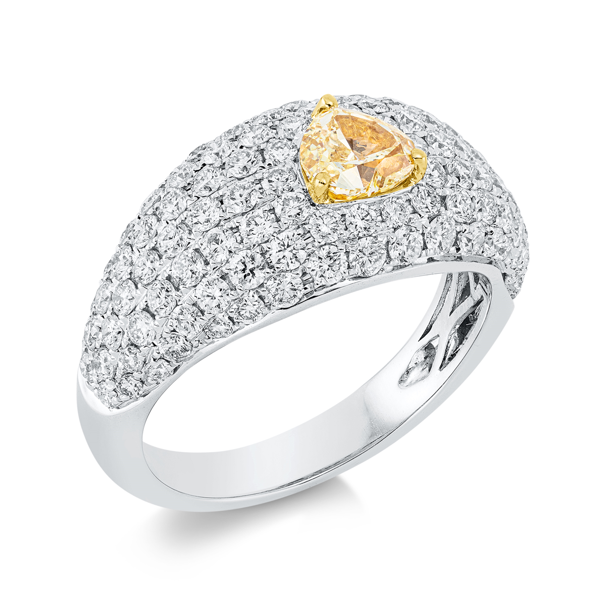 Ring 18 kt WG+GG, GIA5473304774