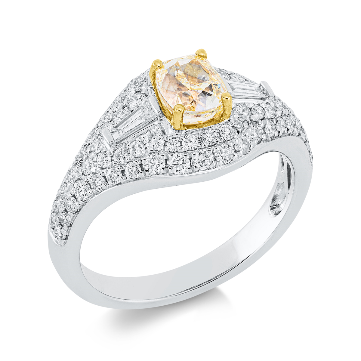 Ring 18 kt WG+GG, GIA6352016978