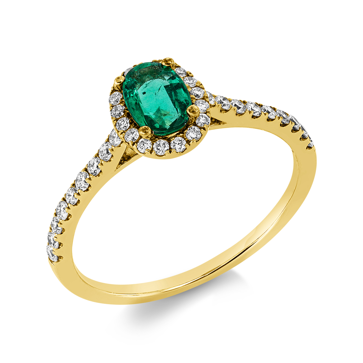 Ring 4er-Krappe 18 kt GG