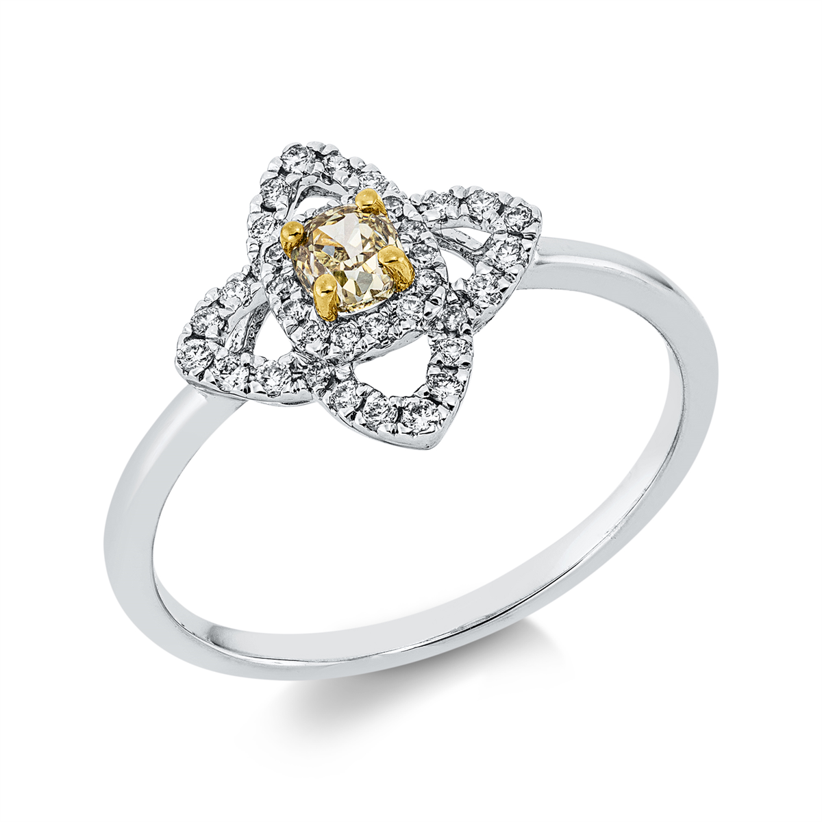 Ring 18 kt WG+GG