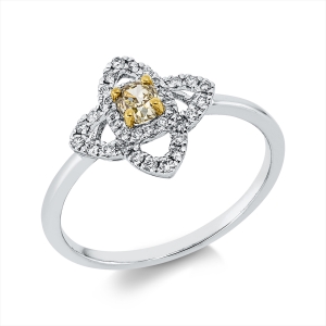 Ring 18 kt WG+GG